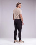 ANTON • Erkek Atletik Kesim Beli Esnek Jogger Pantolon — Siyah