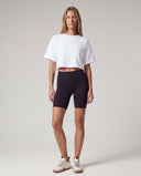 DORA • Kadın Rahat Kesim Crop Top — Beyaz