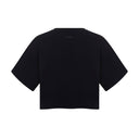DORA • Kadın Rahat Kesim Crop Top — Siyah