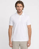 LEO • Erkek Polo Yaka T-Shirt — Kırık Beyaz