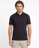 LEO • Erkek Polo Yaka T-Shirt — Siyah