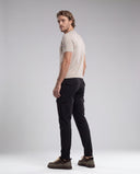 LIOR • Erkek Bisiklet Yaka Basic T-Shirt — Bej
