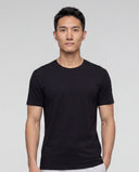 LIOR • Erkek Bisiklet Yaka Basic T-Shirt — Siyah