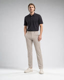 MATT • Erkek Yarı Lastikli Bel Chino Pantolon — Bej