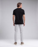 SAM • Erkek Bisiklet Yaka Basic T-Shirt — Siyah