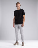 SAM • Erkek Bisiklet Yaka Basic T-Shirt — Siyah