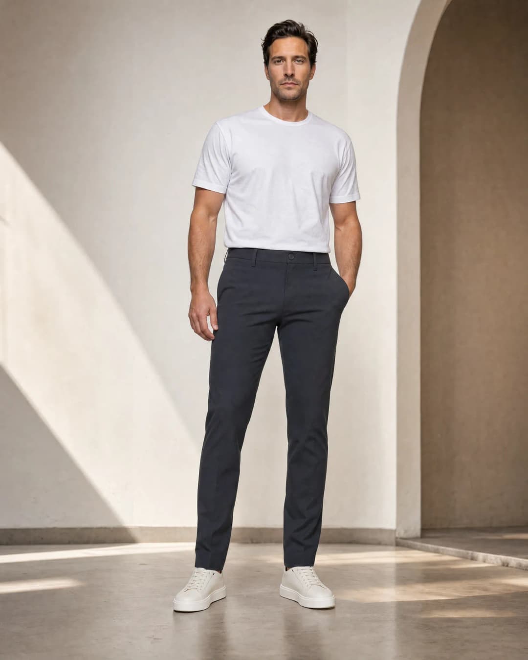 ARTHUR Men Pants Chino Athletic Fit