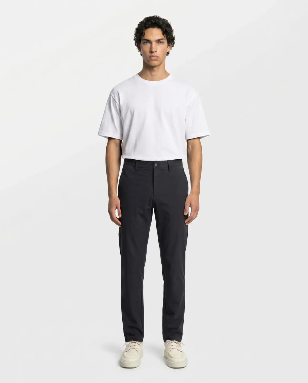 Ürün görseli: JACK Erkek Pantolon Chino Tailored Slim-Straight - Siyah