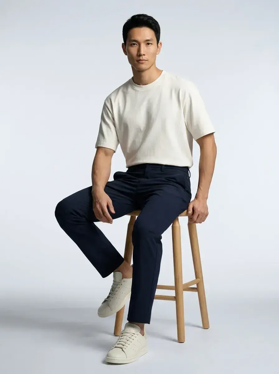 BARNEY Men Pants Chino Relaxed Fit