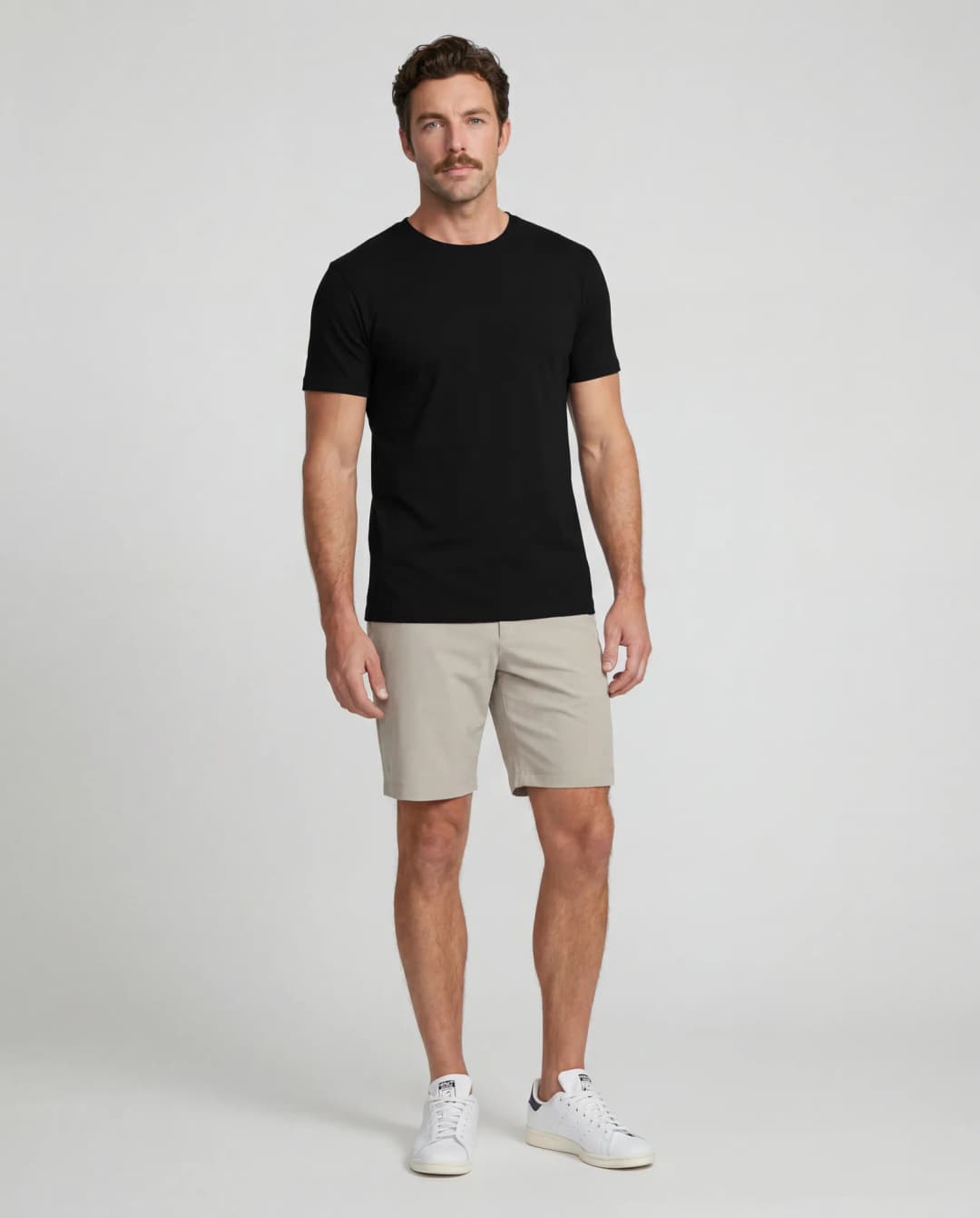 Ürün görseli: LIOR Erkek Basic T-Shirt Klasik Kesim - Siyah
