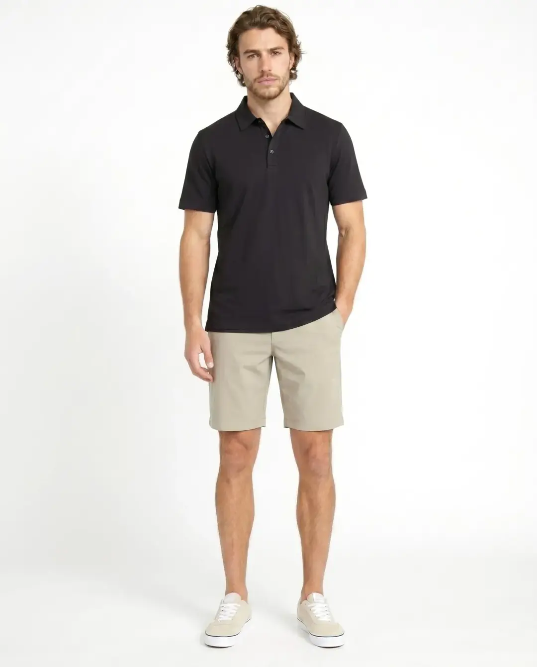 Ürün görseli: LEO Erkek Basic T-Shirt Regular Fit - Siyah