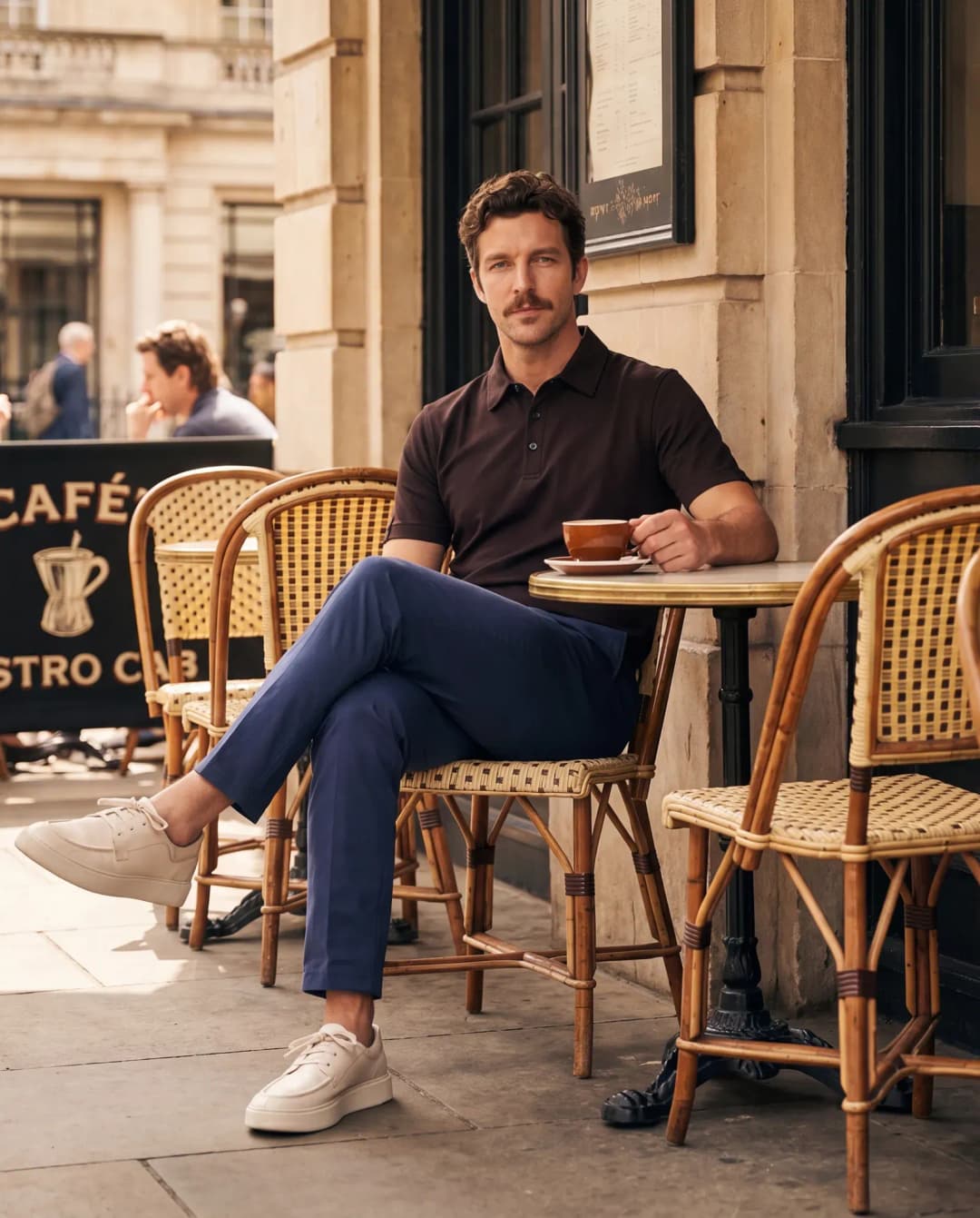 HENRY Erkek Pantolon Chino Atletik Kesim