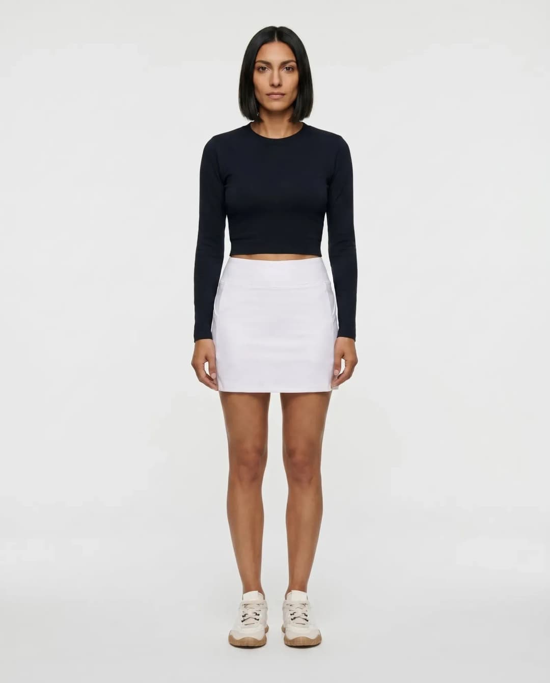 Ürün görseli: CAROL Tennis Skort Standart Kesim - Kirik Beyaz