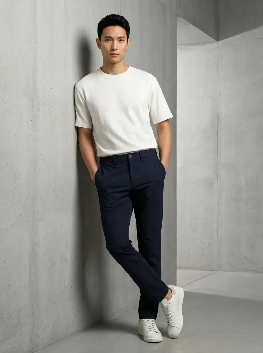 BARNEY Men Pants Chino Relaxed Fit