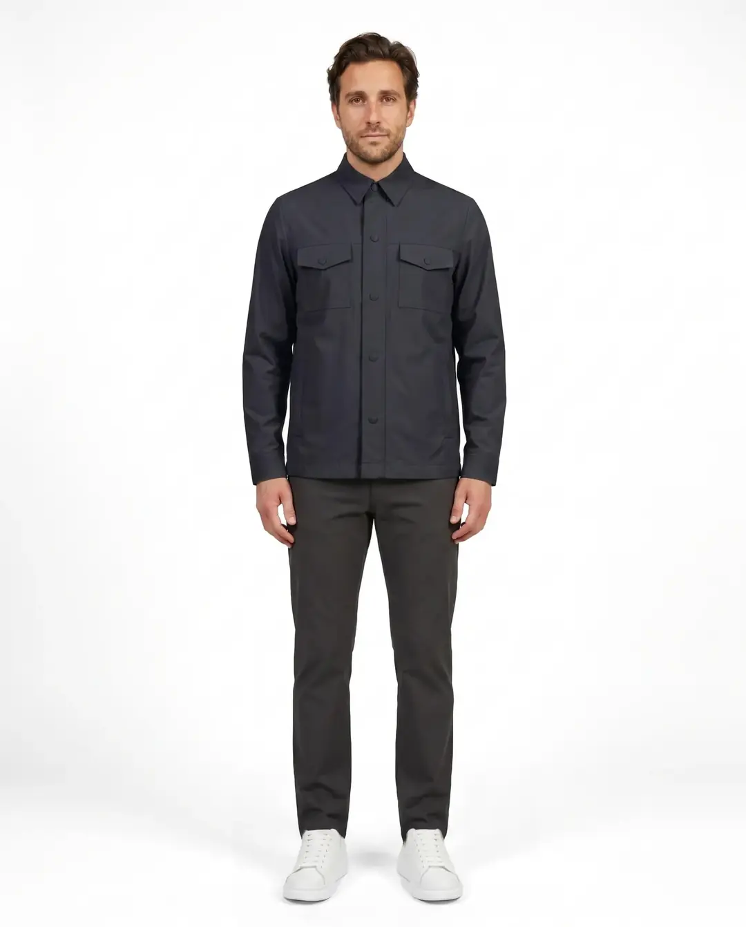 Ürün görseli: PATRICK Erkek Mont Shirt-Jacket Standart Kesim - Lacivert