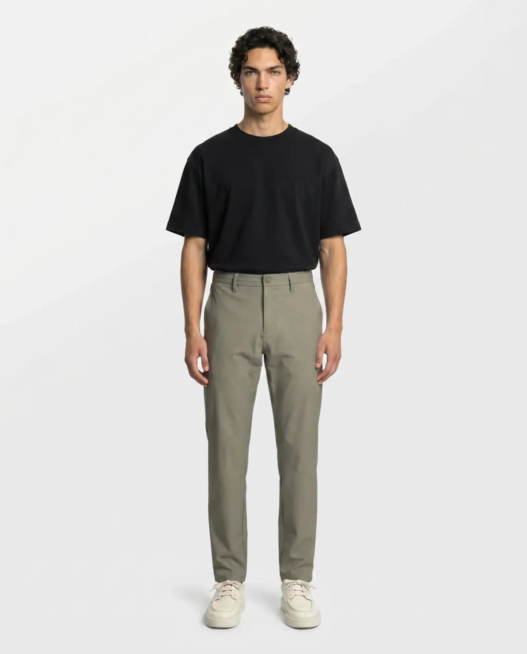 Ürün görseli: JACK Erkek Pantolon Chino Tailored Slim-Straight - Haki