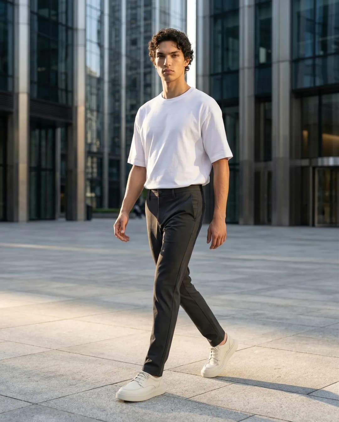 JACK Erkek Pantolon Chino Tailored Slim-Straight