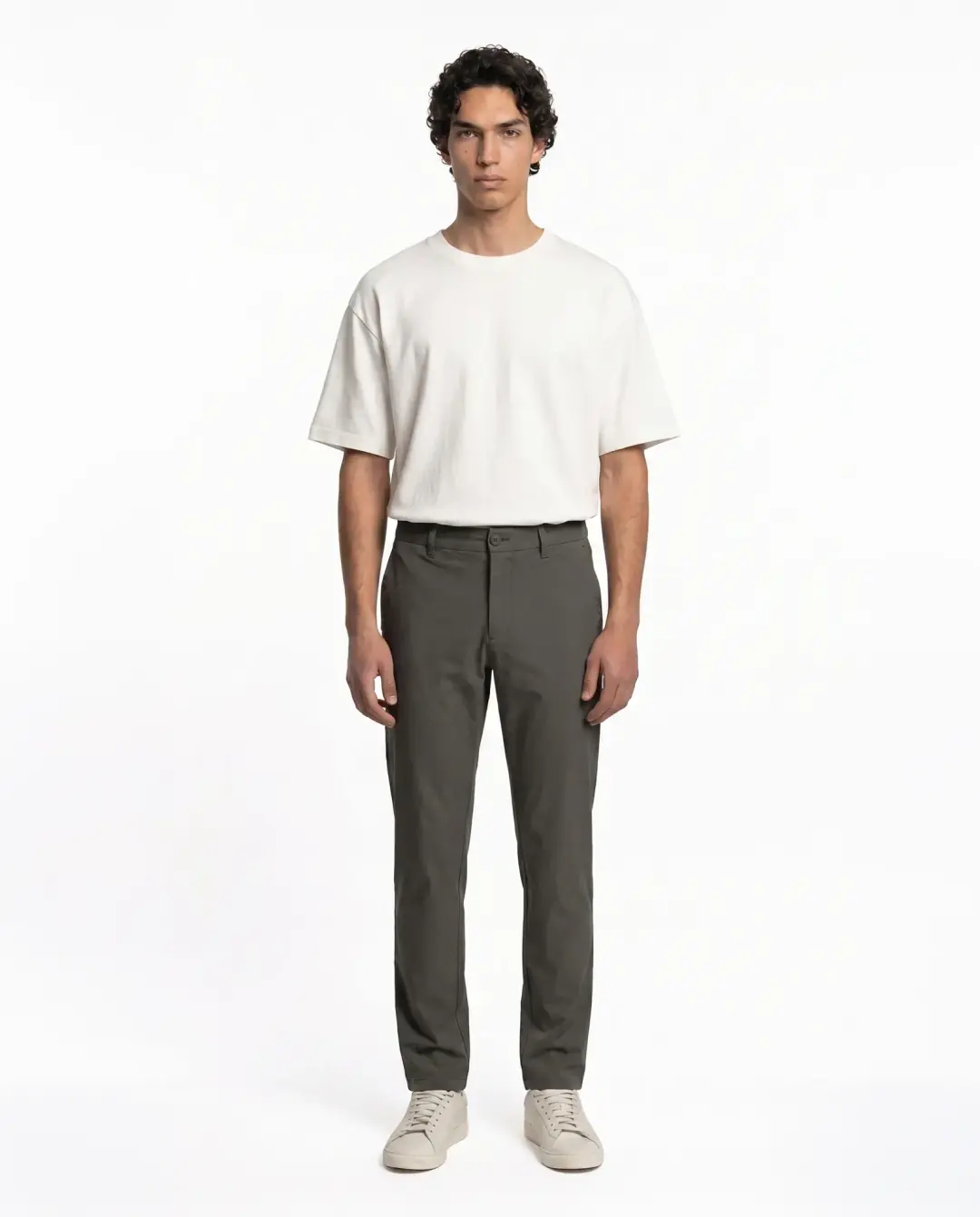 Ürün görseli: JAMES Erkek Pantolon Chino Atletik Kesim - Urban Grey